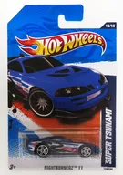 1/64 SUPER TSUNAMI (azul x blanco x rojo) "Hot Wheels NIGHTBURNERZ 11" [T9827]