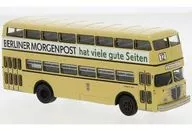 1/87 ビュッシング D2U ダブルデッカー 1960 BVG Berliner Morgenpost [61259]