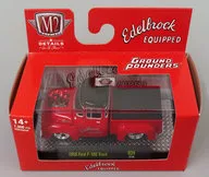 1/64 1956 Ford F100 Truck “EDELBROCK EQUIPPED”(ブライトレッド) 「Ground Pounders Release 24」 [82161-24]