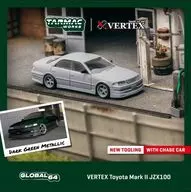 1/64 VERTEX Toyota Mark II JZX100 (color verde oscuro metálico) [T64G 024 gr]