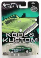 1/64 '49 ford (padrão de fogo verde x branco) "Hot Wheels KOOL & KUSTOM" [C2655]