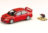 1/64 Mitsubishi Lancer GSR Evolution 7 Engine Display Model with (Parma Red) [HJ641054R]