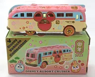Disney Resort Cruiser Happy New Year 2023 Ver. (rosa x azul claro x beige) "Tomica Disney Vehicle Collection" Limited to Tokio Disney Resort