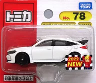 1/64 honda Civic TYPE R (branco/blister) "Tomica No. 78"
