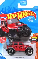 1/64 '17 JEEP WRANGLER #024 (rojo x gris) "Hot Wheels HW HOT TRUCKS" [FJV47]