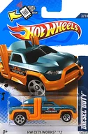 1/64 DIESEL DUTY (verde esmeralda x naranja) "Hot Wheels HW CITY WORKS '12" [V5436]