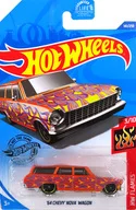 1/64 64 CHEVY NOVA WAGON(オレンジ×イエローファイヤーパターン) 「Hot Wheels HW FLAMES」 [GHD61]