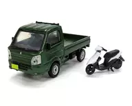 Cool Khaki Metallic + suzuki Address V50 set "1/64 suzuki Caliy Collection 2 With Bag"