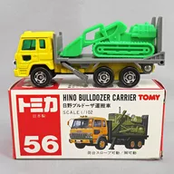 1/102日野汽车推土机搬运车(黄色×灰色/红色箱子)"多美卡No.56>