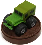Willis MB (Verde x Khaki) "Wild Larry 4 Wheel Drive Pullback Car First" Wanda Campaign Product