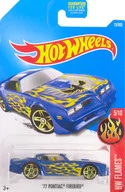 1/64'77 PONTIAC FIREBIRD(藍色×黃色火焰圖案)"Hot Wheels HW FLAMES>[DTX83]
