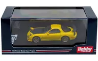 1/64 Ampini RX-7FD3S A Spec. GT WING (Sunburst Yellow) [HJ643007BY]
