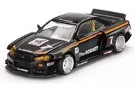 1/64 Nissan スカイライン GT-R R34 TAMIYA x KAIDO HOUSE ”ホーネット”(右ハンドル) 「KAIDO HOUSE×MINI GTシリーズ」 [KHMG093]