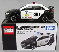 三菱 ランサー エボリューションX 台湾ポリスカー(ホワイト×ブラック) 「トミカ」