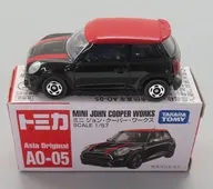 1/57 Minijohn Cooper Works (Black X Red / Red Box) "Tomica A0-05" Asia Limited
