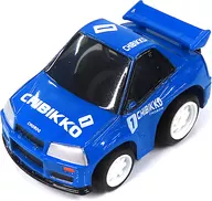 Tiny Cholo Q Nissan Skyline GT-R R34 (Blue) Series No. 1