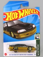 1/64 MATT AND DEBBIE HAY'S 1988 PRO STREET THUNDERBIRD (Black x Gold) "Hot Wheels Retro Racers" [HKJ80]