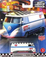 1/64 VOLKSWAGEN T1 PANEL BUS#277(白色×黑色×蓝色)"Hot Wheels BOULEVARD>[GJT70]