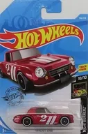1/64 FAIRLADY 2000 #2 (Red X White) "Hot Wheels NIGHTBURNERZ" [FYF85]