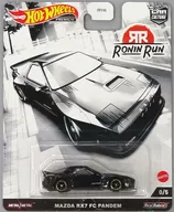 1/64 MAZDA RX7 FC PANDEM (negro) persecución coche "Hot Wheels CAR CULTURE RONIN RUN" [HCK15]