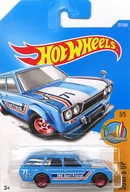 1/64 '71 DATSUN BLUEBIRD 510 WAGON #51 (azul x blanco) "Hot Wheels SURF's Up" [FBD29]