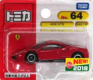 1/62 488 GTB (rojo) "Tomica No. 64"