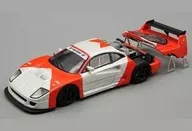 1/64法拉利F40 LM 1996(紅色×白色)w/黑色車輪[TM64-01C]
