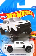 1/64' 19 CHEVY SILVERADO TRAIL BOSS LT (White x Black) "Hot Wheels HW HOT TRUCKS" [GHC37]