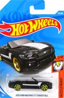 1/64 2015 FORD MUSTANG GT CONVERTIBLE (negro x blanco) "Hot Wheels MUSCLE MANIA" [FKB04]