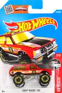 1/64 CHEVY BLAZER 4X4 (rojo x amarillo x blanco) "Hot Wheels HW RESCUE" [DHX72]