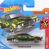 1/64' 73 FORD FALCON XB (Green x Yellow) "Hot Wheels HW FLAMES" [GHD65]
