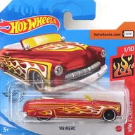 1/64'49 MERC (rojo x amarillo) "HW FLAMES con ruedas calientes" [GHD68]