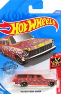 1/64 64 CHEVY NOVA WAGON(オレンジ×ブルー×イエロー) 「Hot Wheels HW FLAMES」 [GHD61]
