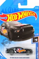 1/64 10 FORD SHELBY GT500 SUPER SNAKE #2 (preto, branco e vermelho) "Hot Wheels HW RACE TEAM" [FYF69]