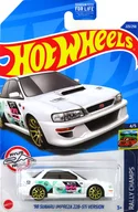 [TH] 1/64 98 SUBARU IMPREZA 228-STi VERSION #56 (White x Green) "Hot Wheels Rally Champs" [HCY04]