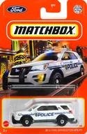 1/64 2016 FORD INTERCEPTOR UTILITY MONROEVILLE POLICE(ホワイト) 「マッチボックス」 [HFP77]