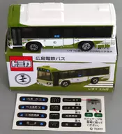 1/136 Isuzu Erga Hiroshima Dentetsu Bus (White x Green) "Tomica"