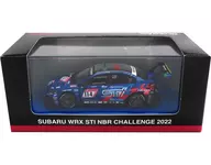 [A la carte] 1/64 SUBARU WRX STI NBR CHALLENGE 2022 #114 (Blue x Silver x Red) "KYOSHO MINI CAR & BOOK No. 17 KYOSHO ONLINE Edition" Incluído
