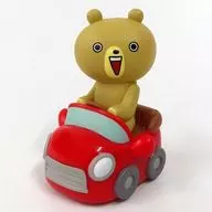 Urso de Pelúcia (Red X Brown) "Usamaru Pull Back Car"