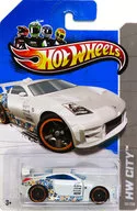 1/64 Nissan 350Z(ホワイト×グレー×ブルー) 「Hot Wheels HW City Night Burnerz」 [X1681]