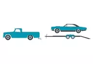 1/64 Graveyard Carz (2012-Current TV Series) 1969 Plymouth GTX with 1967 Dodge D-200 ＆ Flatbed Trailer 「Hollywood Hitch ＆ Tow Series 13」 [31180]