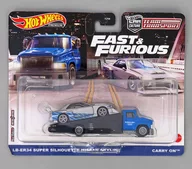 1/64 LB-ER34SUPER SILHOUETTE NISSAN SKYLINE Fast & Furious (azul x preto x prata) "Hot Wheels PREMIUM" [HPX97]