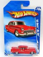 1/64 ’55 CHEVY BEL-AIR(レッド×シルバー) 「Hot Wheels」 [R7587]