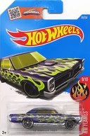 1/64 65 PONTIAC GTO (Purple x Green Fire Pattern) "Hot Wheels HW FLAMES" [DHX28]