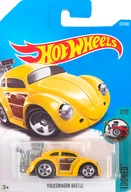 1/64 VOLKSWAGEN BEETLE (amarelo x castanho) "Hot Wheels TOONED" [DVB38]