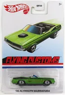 1/64 '70 PLYmouth BARRACUDA (verde x negro) "Hot Wheels FLYNG CUSTOMS" [GRT34]