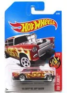 1/64'55 CHEVY BEL AIR GASSER(紅色×黃色×白色)"Hot Wheels HW FLAMES>[DTX80]
