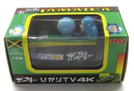 CHORO Q Shitamachi Bobsleigh No. 6 (Black x Green x Yellow) "Shitamachi Bobsleigh x Hikari TV"