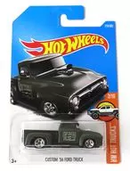 1/64 CUSTOM ’56 FORD TRUCK(カーキ×シルバー×ブラック) 「Hot Wheels HW TRUCKS」 [DVB67]