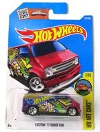 1/64 CUSTOM '77 DODGE VAN (rosa x amarillo x azul) "Hot Wheels HW ART CARS" [DHR90]